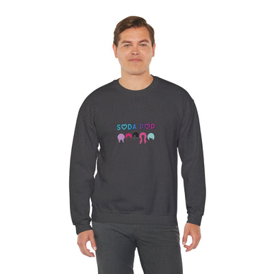 Colorful Soda Pop Sweatshirt - Unisex Cozy Pullover for Casual Wear, Gifts for Soda Lovers, Trendy Graphic Crewneck, Fun & Funky Apparel