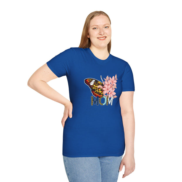 Butterfly Mom Unisex Softstyle T-Shirt