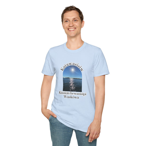 Cree Saskatchewan Skies Unisex Softstyle T-Shirt