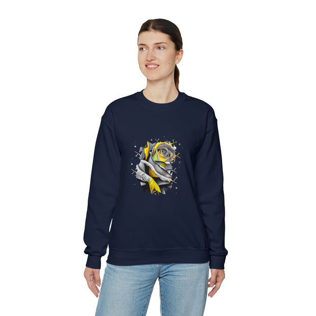 Rose Unisex Heavy Blend™ Crewneck Sweatshirt