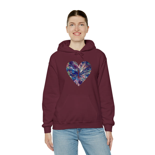 Heart Butterfly Unisex Heavy Blend™ Hooded Sweatshirt
