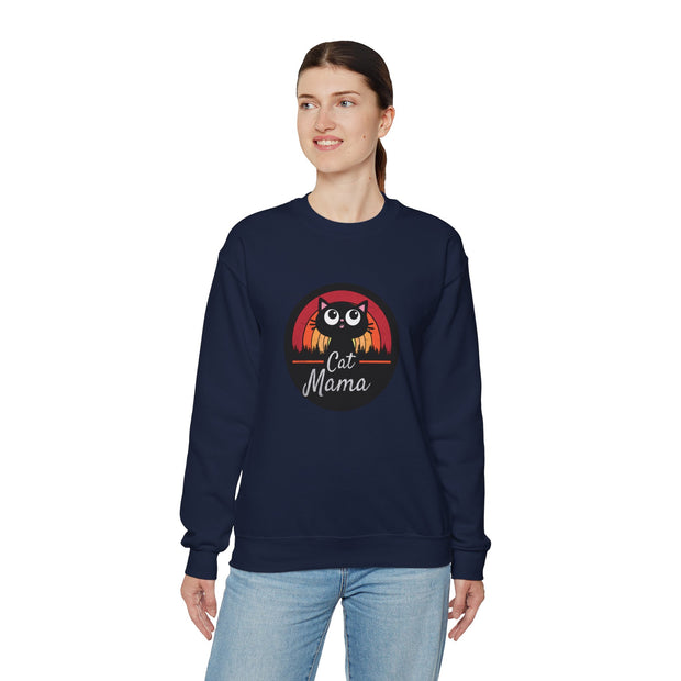 Cat Mama Unisex Heavy Blend™ Crewneck Sweatshirt