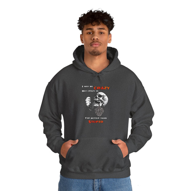 Crazy Skull Unisex Heavy Blend™ Hooded Sweatshirt