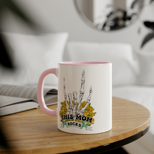 This Mom Rocks Accent Mugs, 11oz