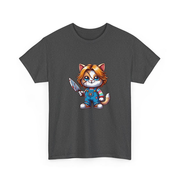 Horror Movie Cats Unisex Heavy Cotton Tee