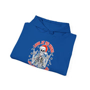 Festive Skeleton Unisex Heavy Blend™ Hooded Sweatshirt