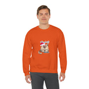 Christmas cat Unisex Heavy Blend™ Crewneck Sweatshirt