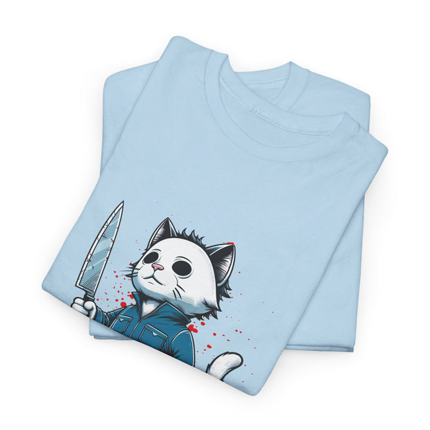 Horror Movie Cats Unisex Heavy Cotton Tee