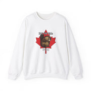 Sweatshirt Angry Beaver Canada Maple Leaf Unisex Heavy Blend Crewneck