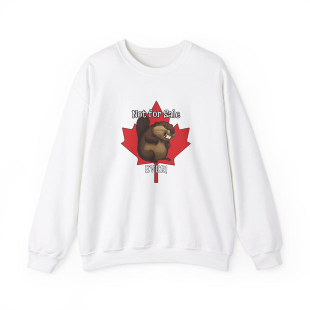Sweatshirt Angry Beaver Canada Maple Leaf Unisex Heavy Blend Crewneck