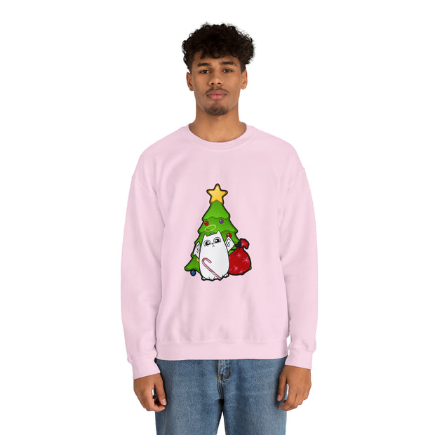 Christmas cat Unisex Heavy Blend™ Crewneck Sweatshirt