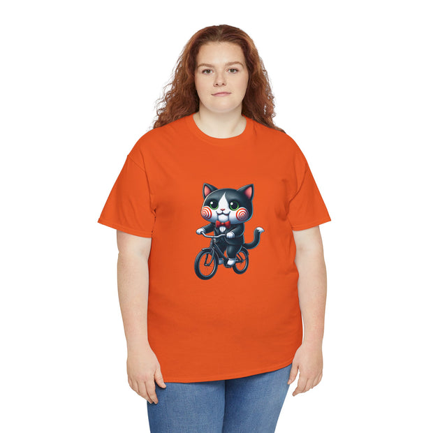 Horror Movie Cats Unisex Heavy Cotton Tee