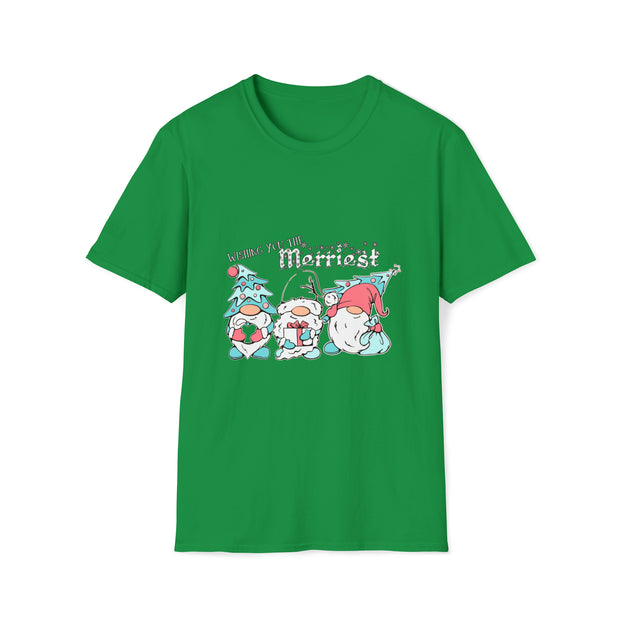 Gnome Christmas Unisex Softstyle T-Shirt
