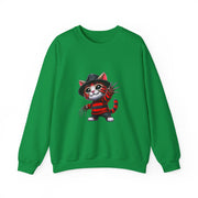 Horror Movie Cats Unisex Heavy Blend™ Crewneck Sweatshirt