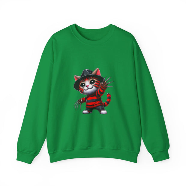 Horror Movie Cats Unisex Heavy Blend™ Crewneck Sweatshirt