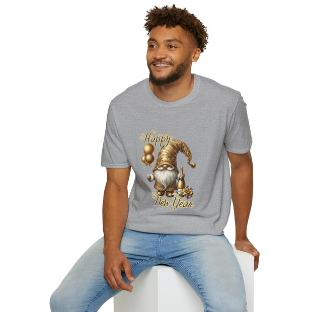 Gnome New Year Unisex Softstyle T-Shirt
