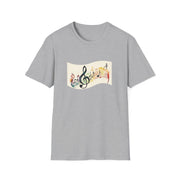 Musical Notes Unisex Softstyle T-Shirt