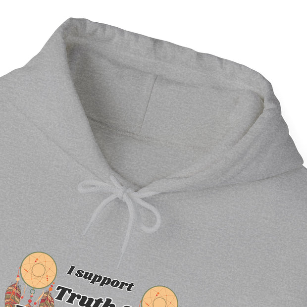 I Support Truth & Reconciliation Unisex Heavy Blend™ Hooded Sweatshirt