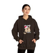 Christmas cat Unisex Heavy Blend™ Hooded Sweatshirt