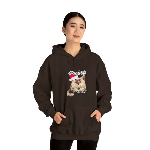 Christmas cat Unisex Heavy Blend™ Hooded Sweatshirt