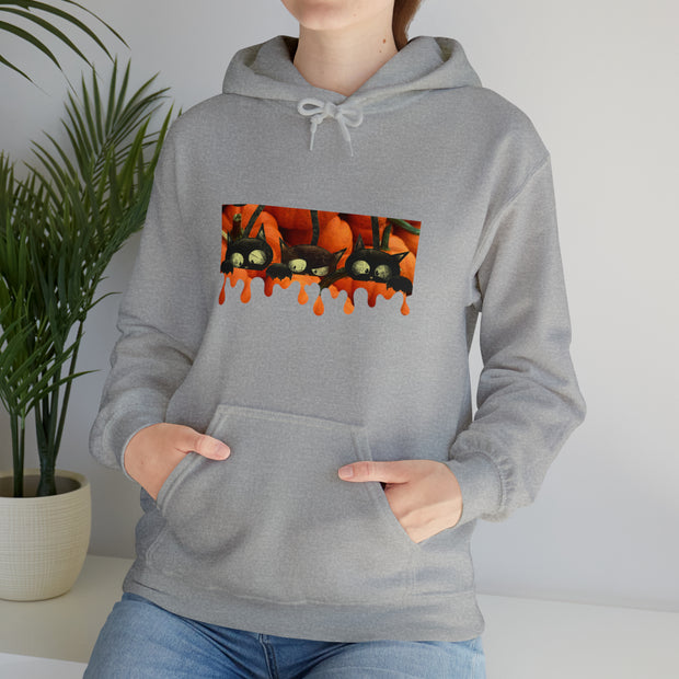 Pumpkin cats Unisex Heavy Blend™ Hooded Sweatshirt