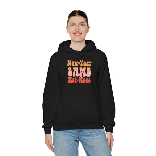 Same Hot Mess Unisex Heavy Blend™ Hooded Sweatshirt