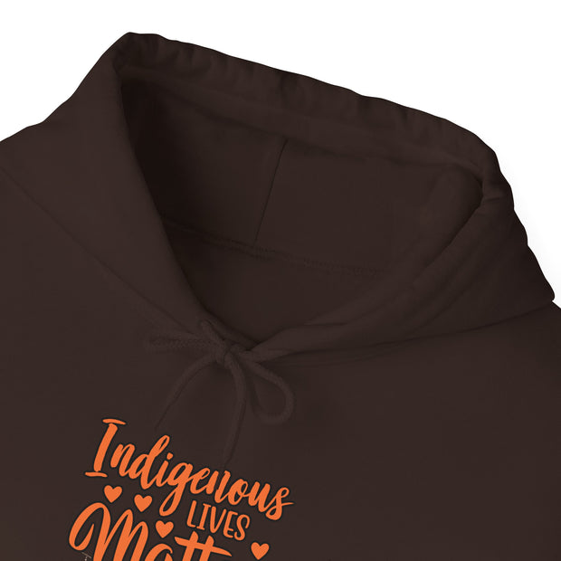 Indigenous Lives Matter Unisex Heavy Blend™ Hooded Sweatshirt
