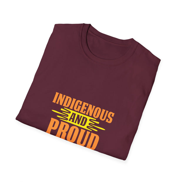 Indigenous and Proud Unisex Softstyle T-Shirt
