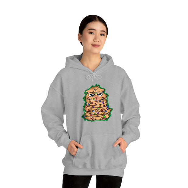 Christmas cat Unisex Heavy Blend™ Hooded Sweatshirt