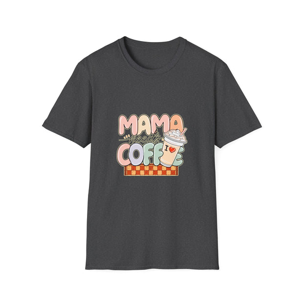 Mama needs Coffee Unisex Softstyle T-Shirt