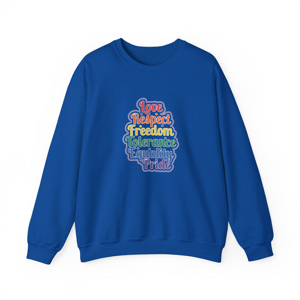 Love Respect Freedom Unisex Heavy Blend™ Crewneck Sweatshirt