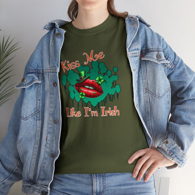 Kiss me like I’m Irish Unisex Heavy Cotton Tee