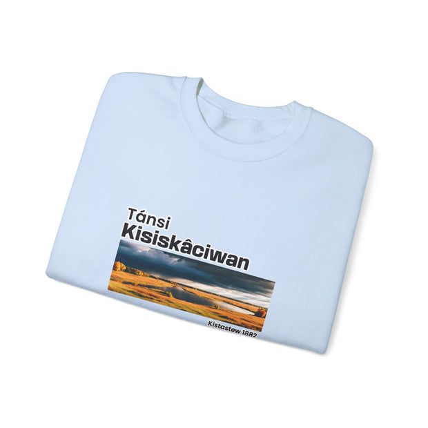 Tánsi Cree Saskatchewan Unisex Heavy Blend™ Crewneck Sweatshirt