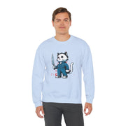 Horror Movie Cats Unisex Heavy Blend™ Crewneck Sweatshirt