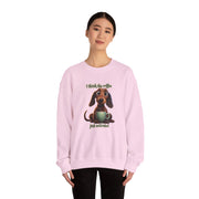 Funny Coffee Dog Unisex Heavy Blend™ Crewneck Sweatshirt