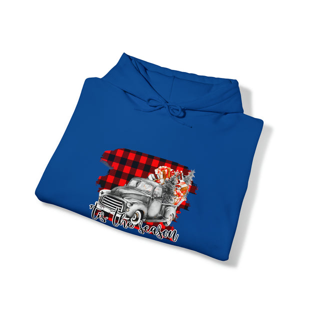 Christmas truck Unisex Heavy Blend™ Hooded Sweatshirt