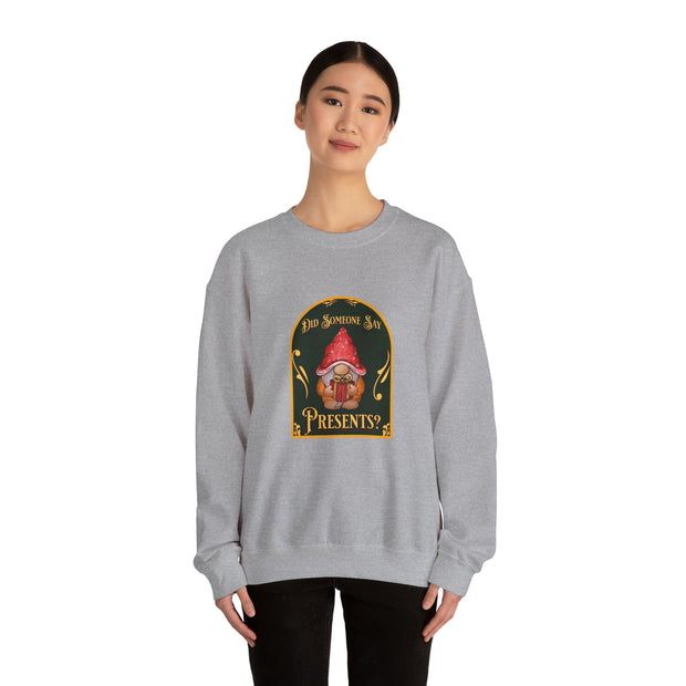 Gnome Presents Unisex Heavy Blend™ Crewneck Sweatshirt