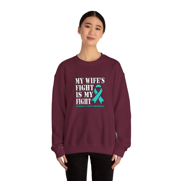 My Wife’s Fight Unisex Heavy Blend™ Crewneck Sweatshirt