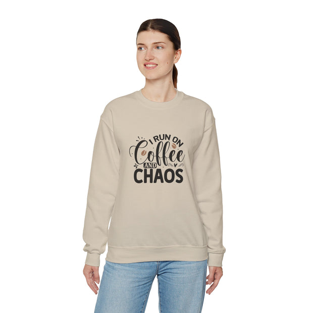 Coffee and Chaos Unisex Heavy Blend™ Crewneck Sweatshirt
