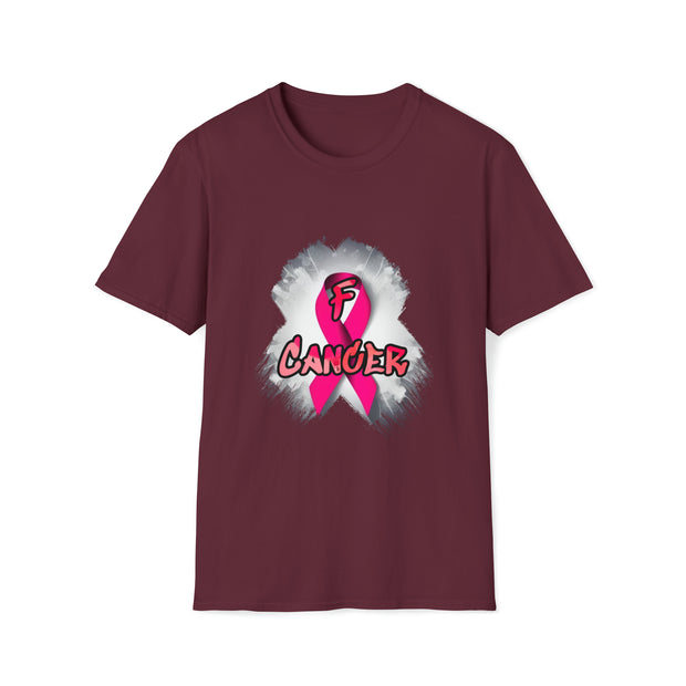 F cancer Unisex Softstyle T-Shirt