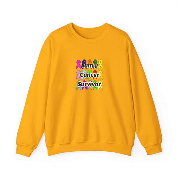 Cancer Survivor Unisex Heavy Blend™ Crewneck Sweatshirt