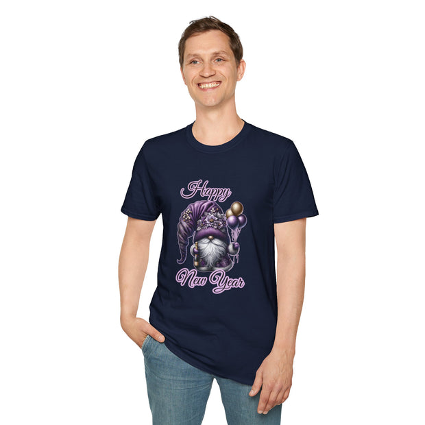 Gnome New Year Unisex Softstyle T-Shirt