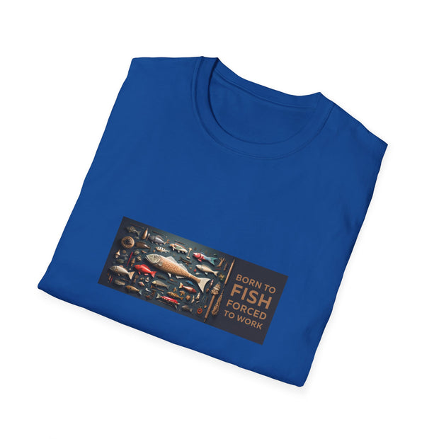 Born to Fish Unisex Softstyle T-Shirt