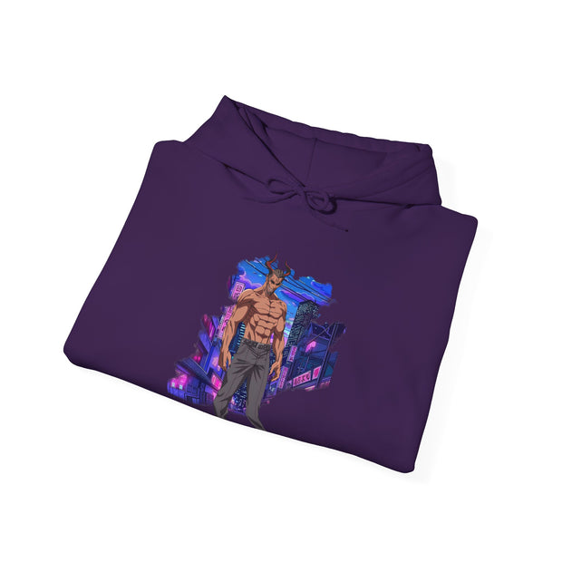Anime Male Demon Unisex Heavy Blend™ Hooded Sweatshirt