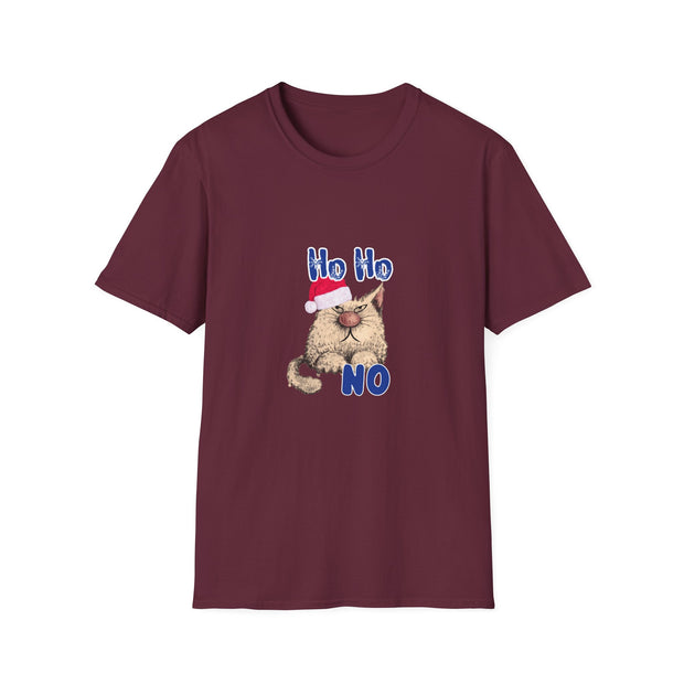 Christmas cat Unisex Softstyle T-Shirt