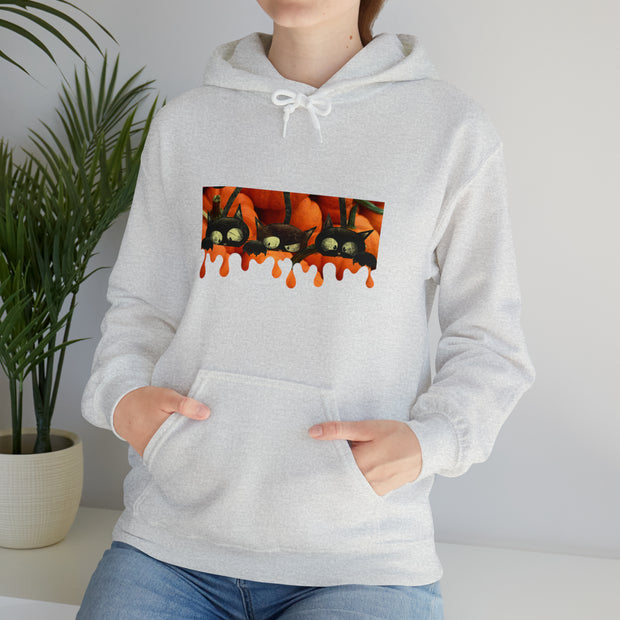 Pumpkin cats Unisex Heavy Blend™ Hooded Sweatshirt