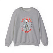 Festive Skeleton Unisex Heavy Blend™ Crewneck Sweatshirt