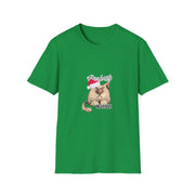 Christmas cat Unisex Softstyle T-Shirt