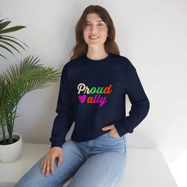 Proud Ally Unisex Heavy Blend™ Crewneck Sweatshirt