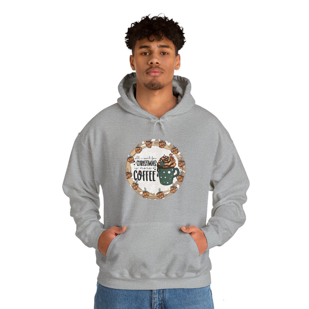 Christmas Coffee Unisex Heavy Blend™ Hooded Sweatshirt